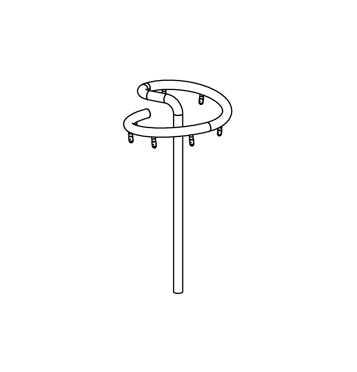 Schellenspirale Ansicht 2