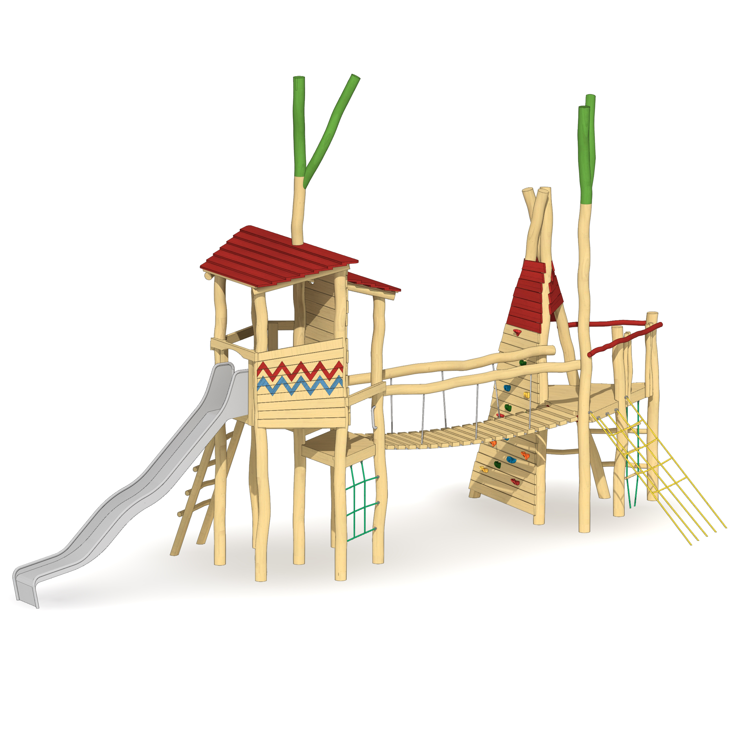 Tipi-Spielanlage Dieburg Ansicht 2
