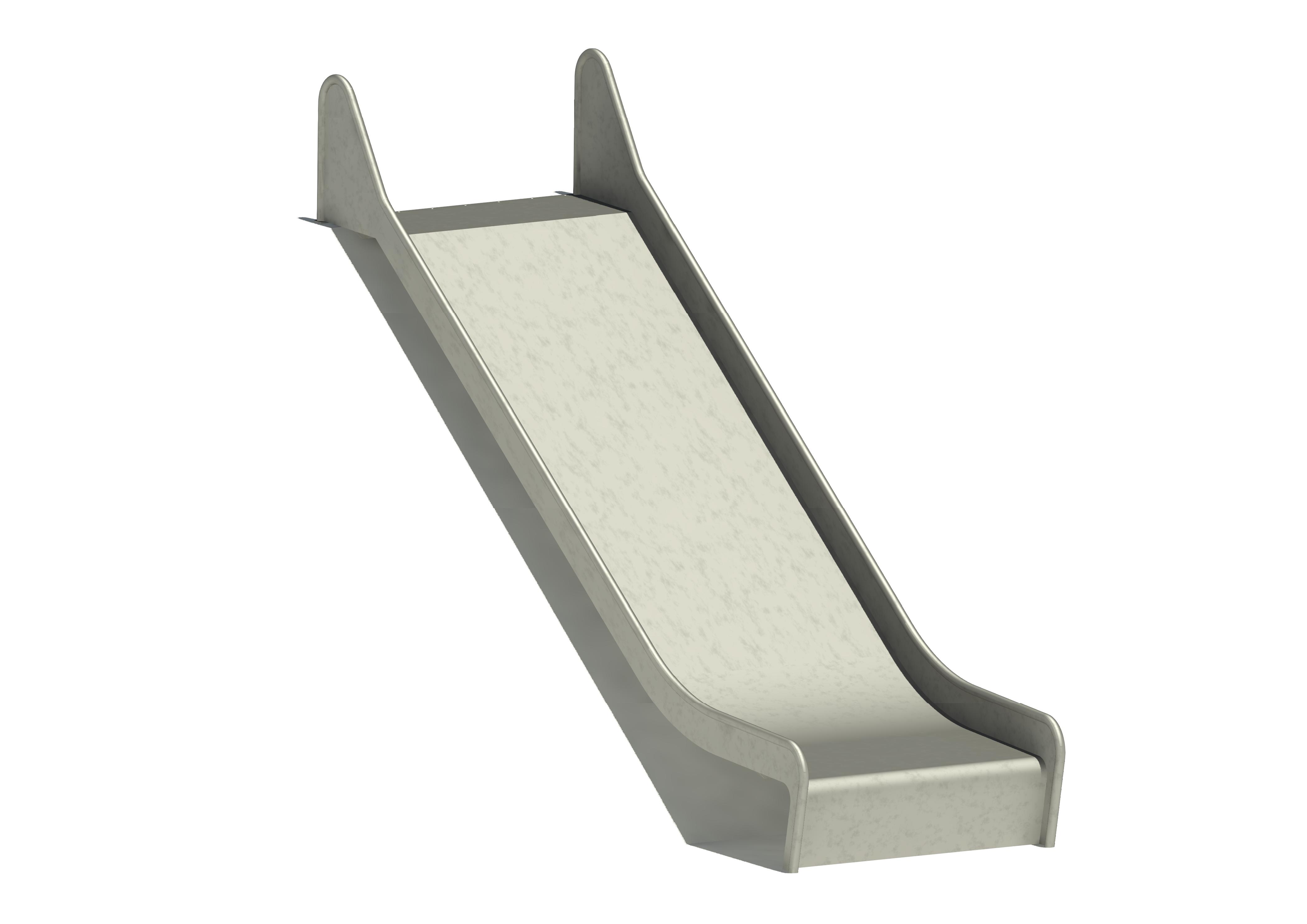 Hangrutschbahn Edelstahl, ABH 175 cm,Breite 100 cm Ansicht 2