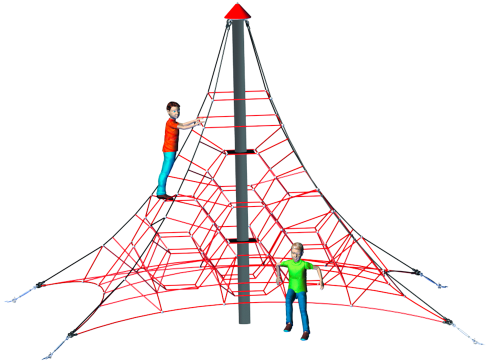Seilpyramide Spider 4 Ansicht 2
