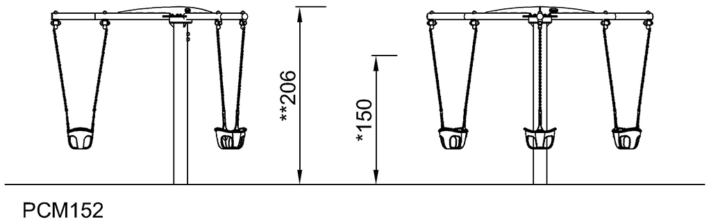 Kleinkind-Karussell PCM152 Ansicht 3