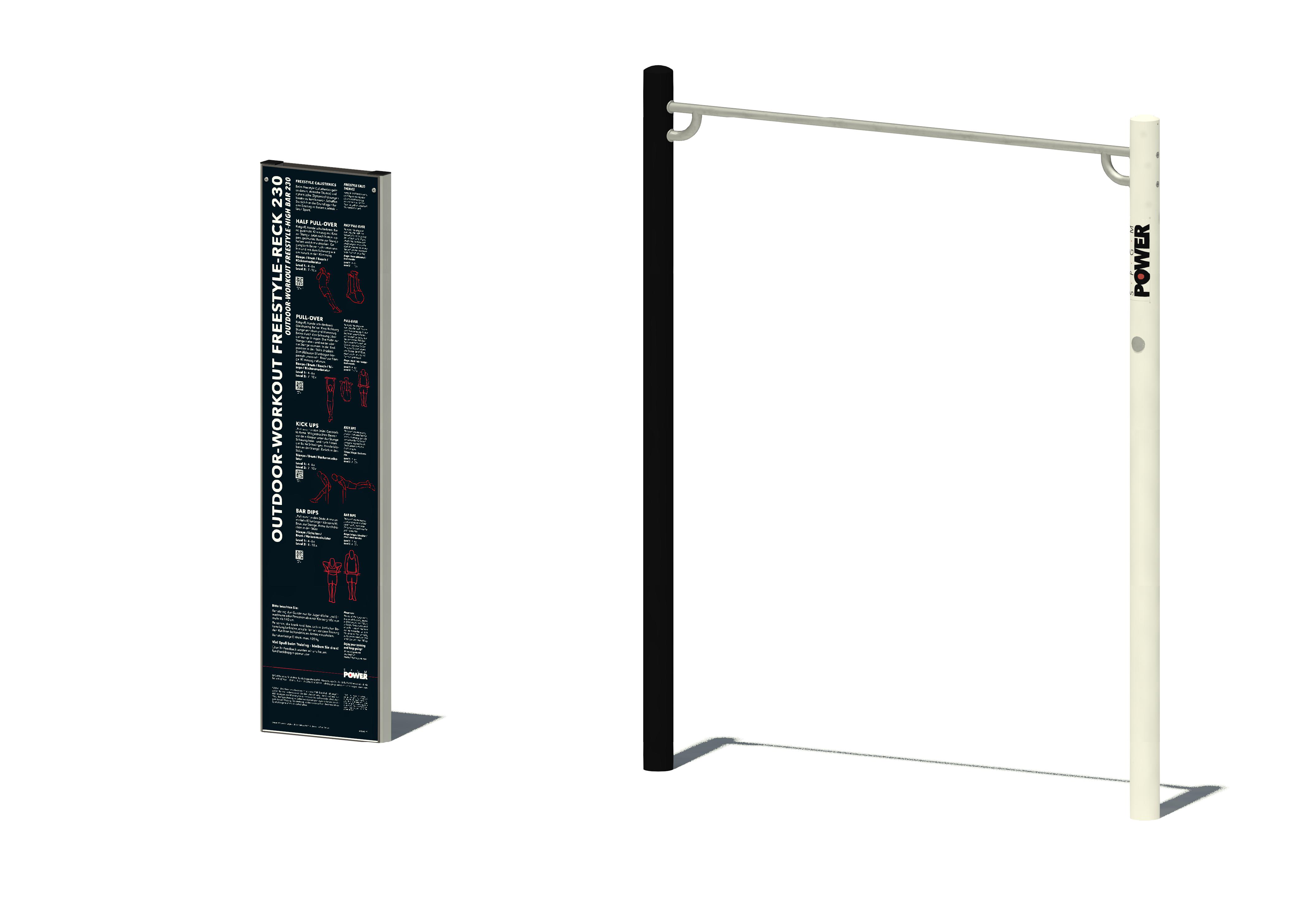 SPGM POWER® Workout Freestyle Reck 230 Ansicht 2