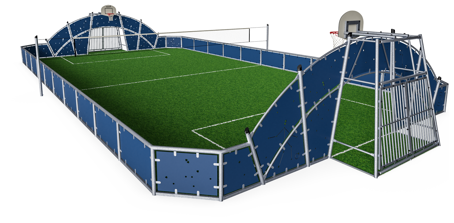 Cosmos Multisportanlage 12 x 24 m FRE2111 Ansicht 2