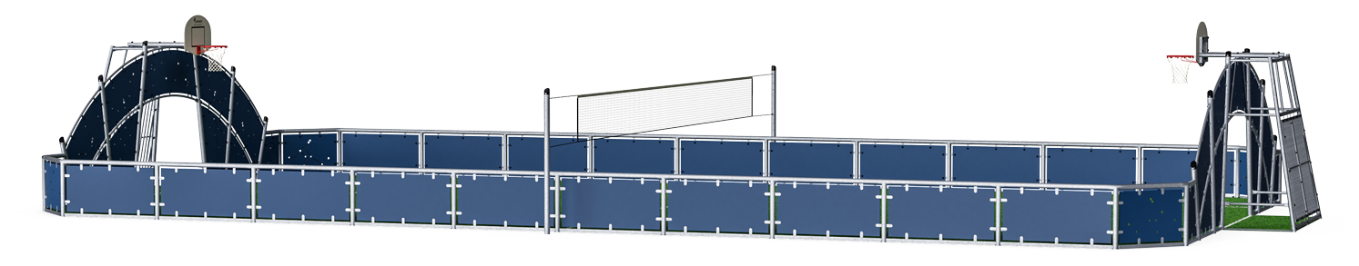 Cosmos Multisportanlage 12 x 24 m FRE2111 Ansicht 5