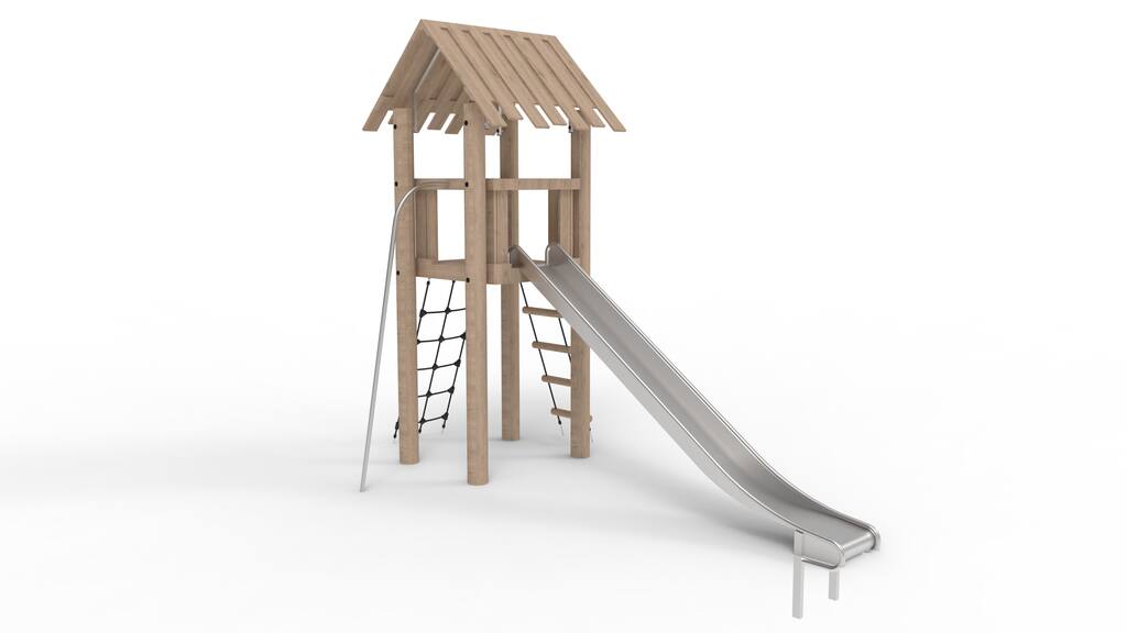 Turm mit Rutsche Ansicht 2