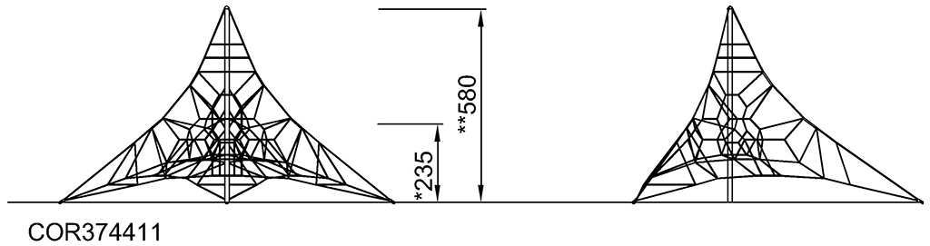 Grosser Dreieck-Seilzirkus COR37441 Ansicht 5