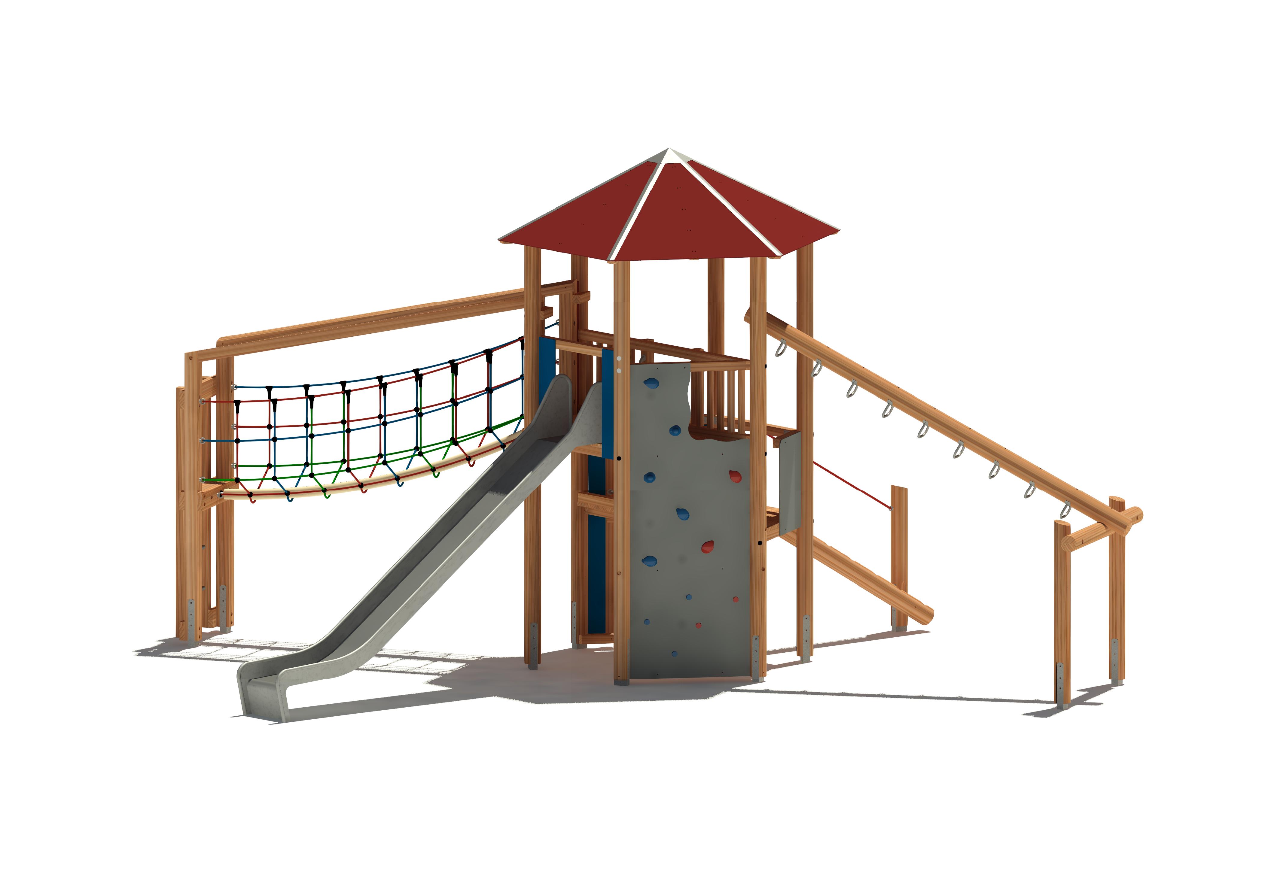 Spielturm Boris 8620 Ansicht 2