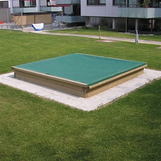 Sandkasten 250x250 cm Ansicht 3