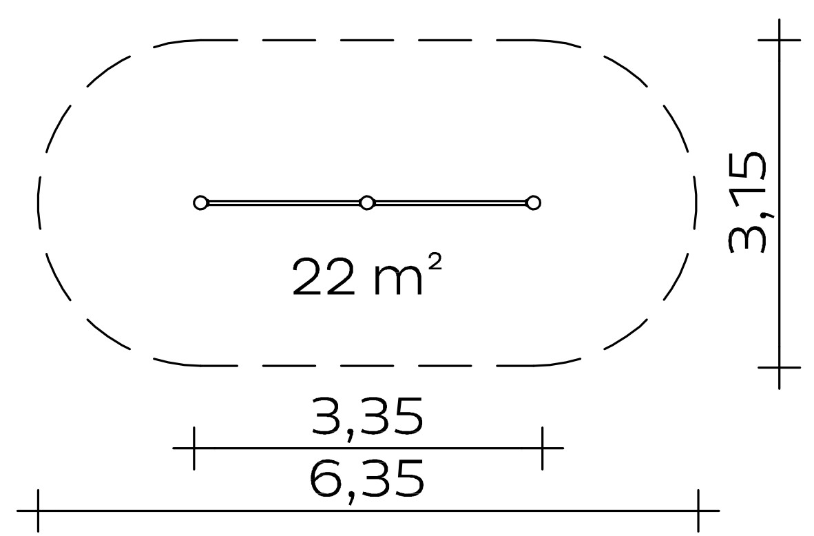 Stufenreck (0,90/1,20) Ansicht 3