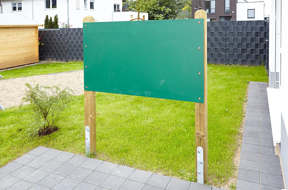 Maltafel Allwetter freistehend Ansicht 4