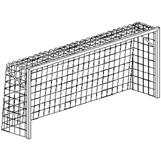 Fussballtor Ansicht 3