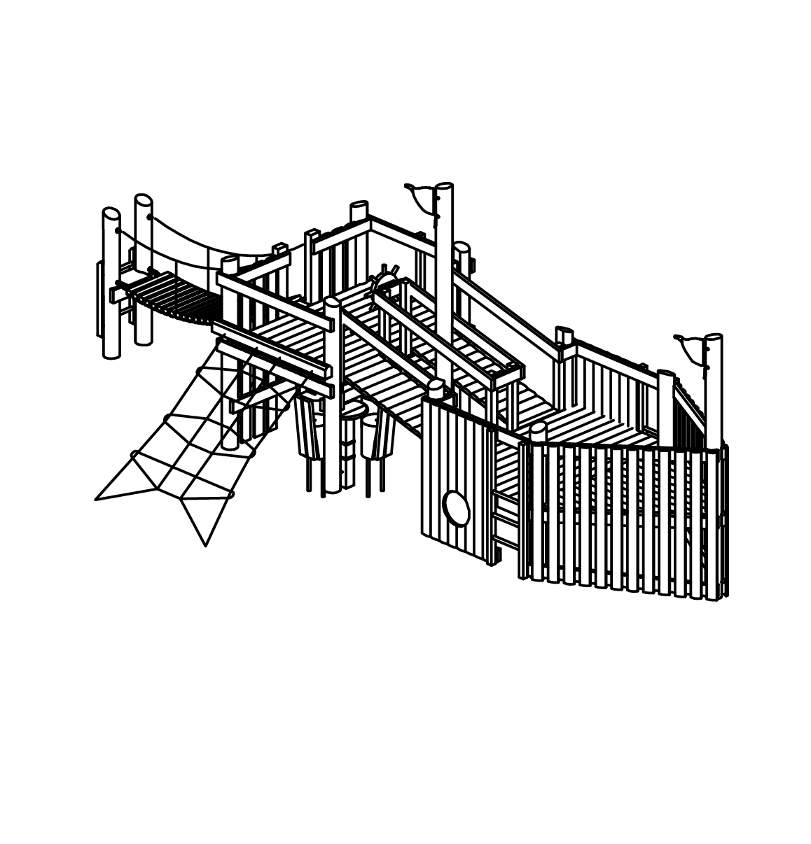 Schiff \"Kleiner Zweimaster\" Ansicht 2