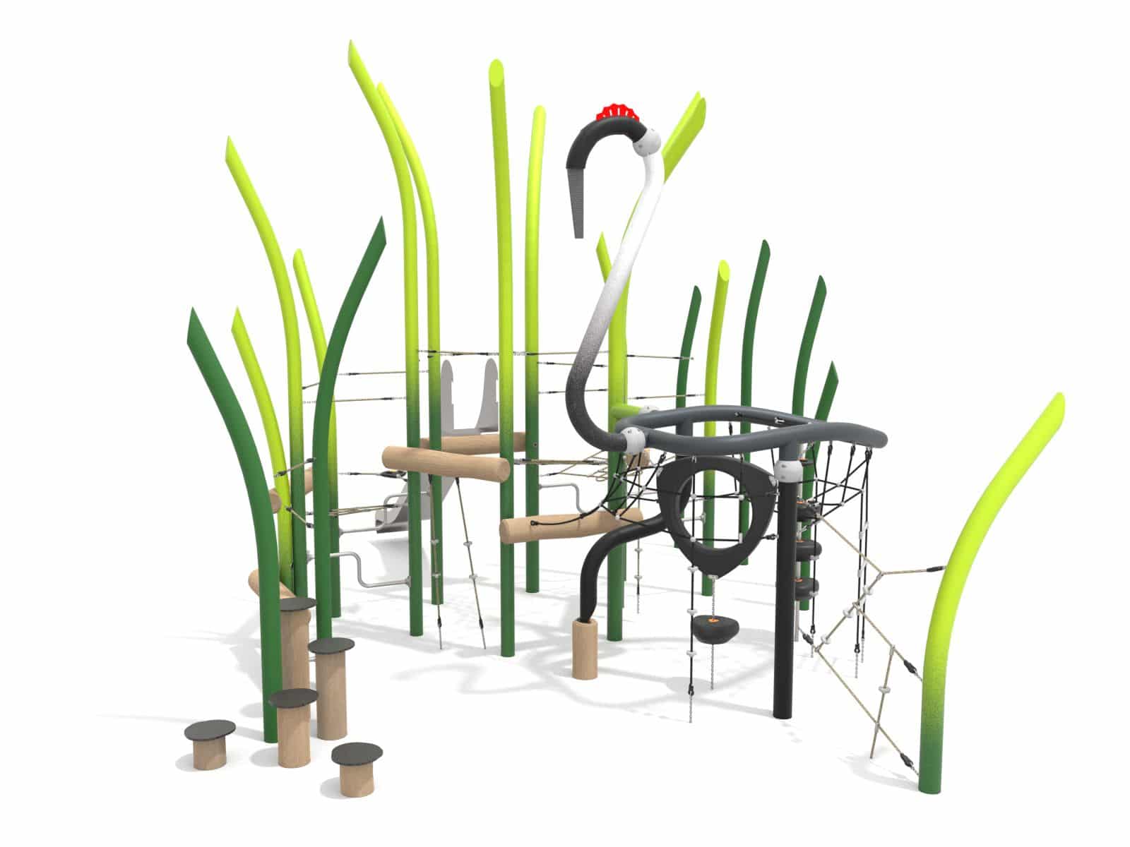 Reiher-Set für Spielplatz Ansicht 2