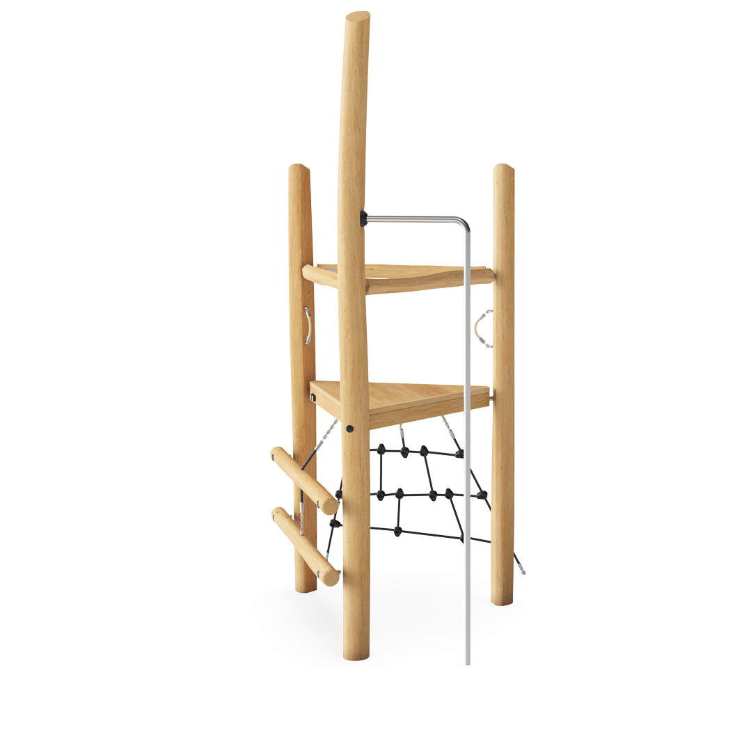 Kletterturm mit Rutschstange NRO1005 Ansicht 3