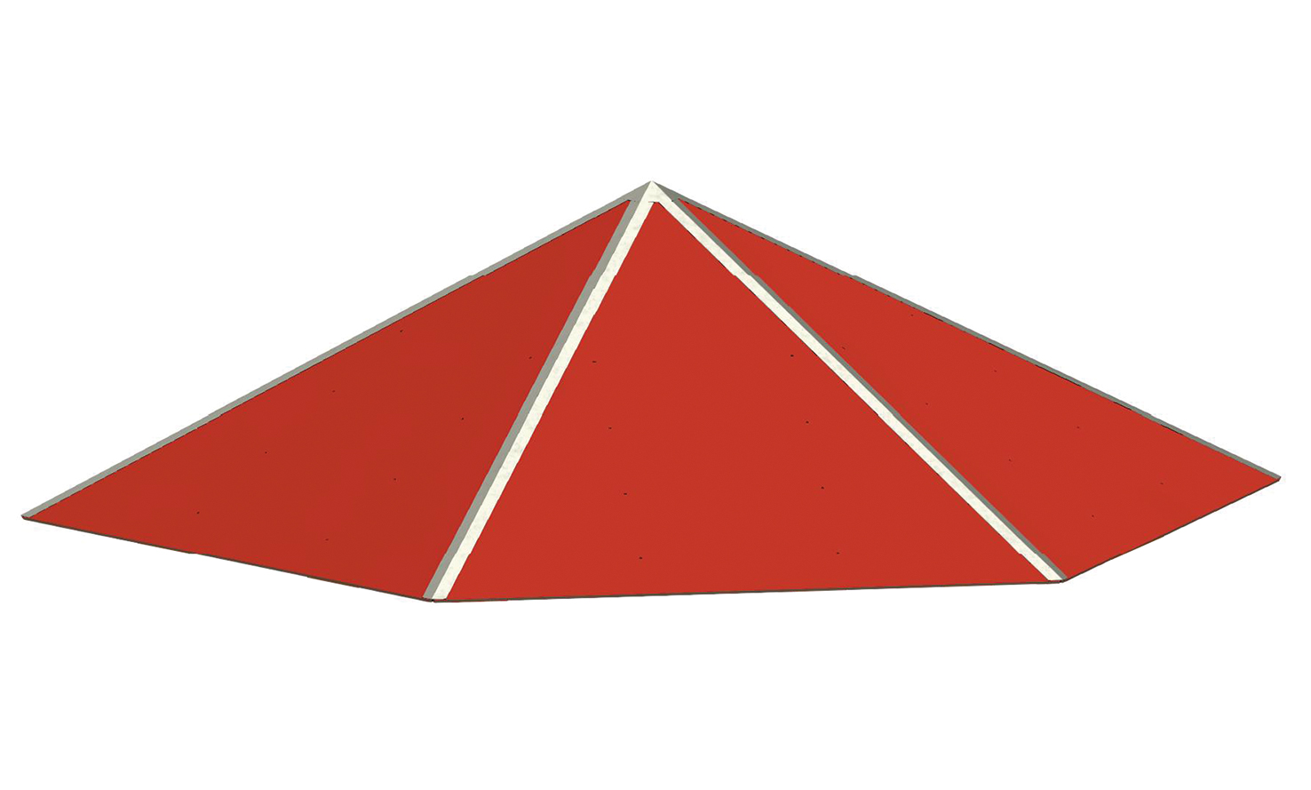 6-Eck-Pyramidendach, 134 Ansicht 2