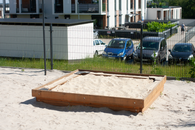 Sandkasten Ansicht 3