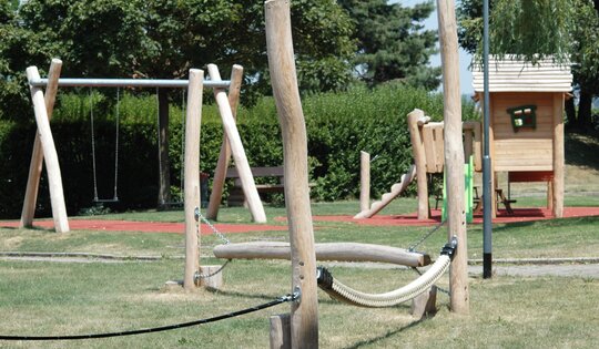 bimbo Balancierschule 4 - nature, Bimbo Spielplatzgeräte (Hinnen AG)