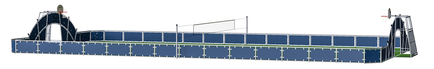 Cosmos Multisportanlage 16 x 32 m FRE2115 Ansicht 3