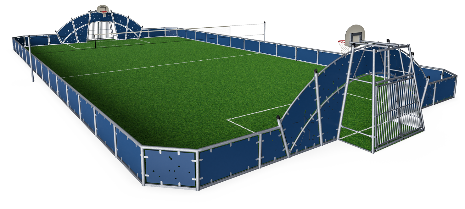 Cosmos Multisportanlage 16 x 32 m FRE2115 Ansicht 4