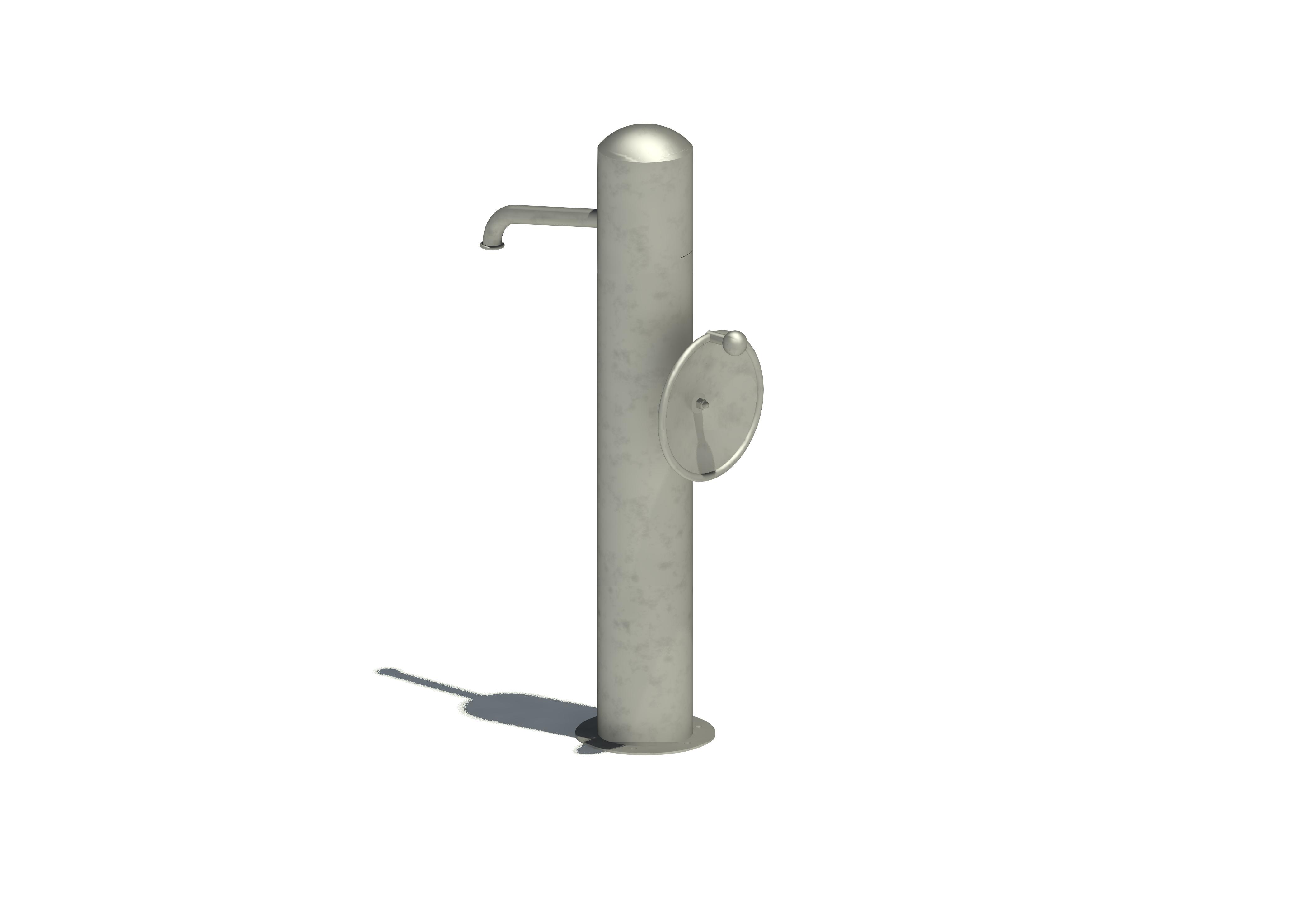 Wasserpumpe Edelstahl mit automatischer Spülung Ansicht 2