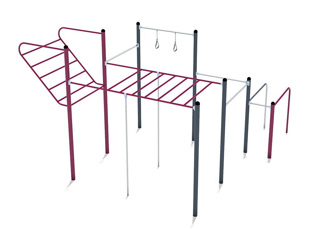 Calisthenics-Anlage Maxi 02 Ansicht 4