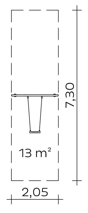 Pfahlschaukel (2,00) Ansicht 3