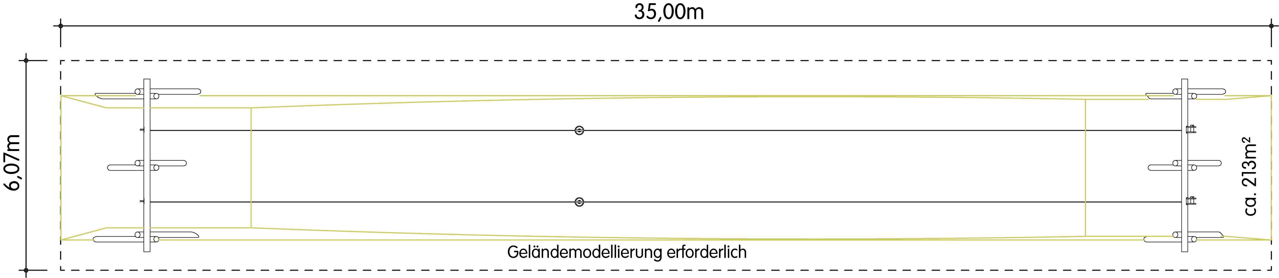 Doppel-Seilbahn 30m Ansicht 6