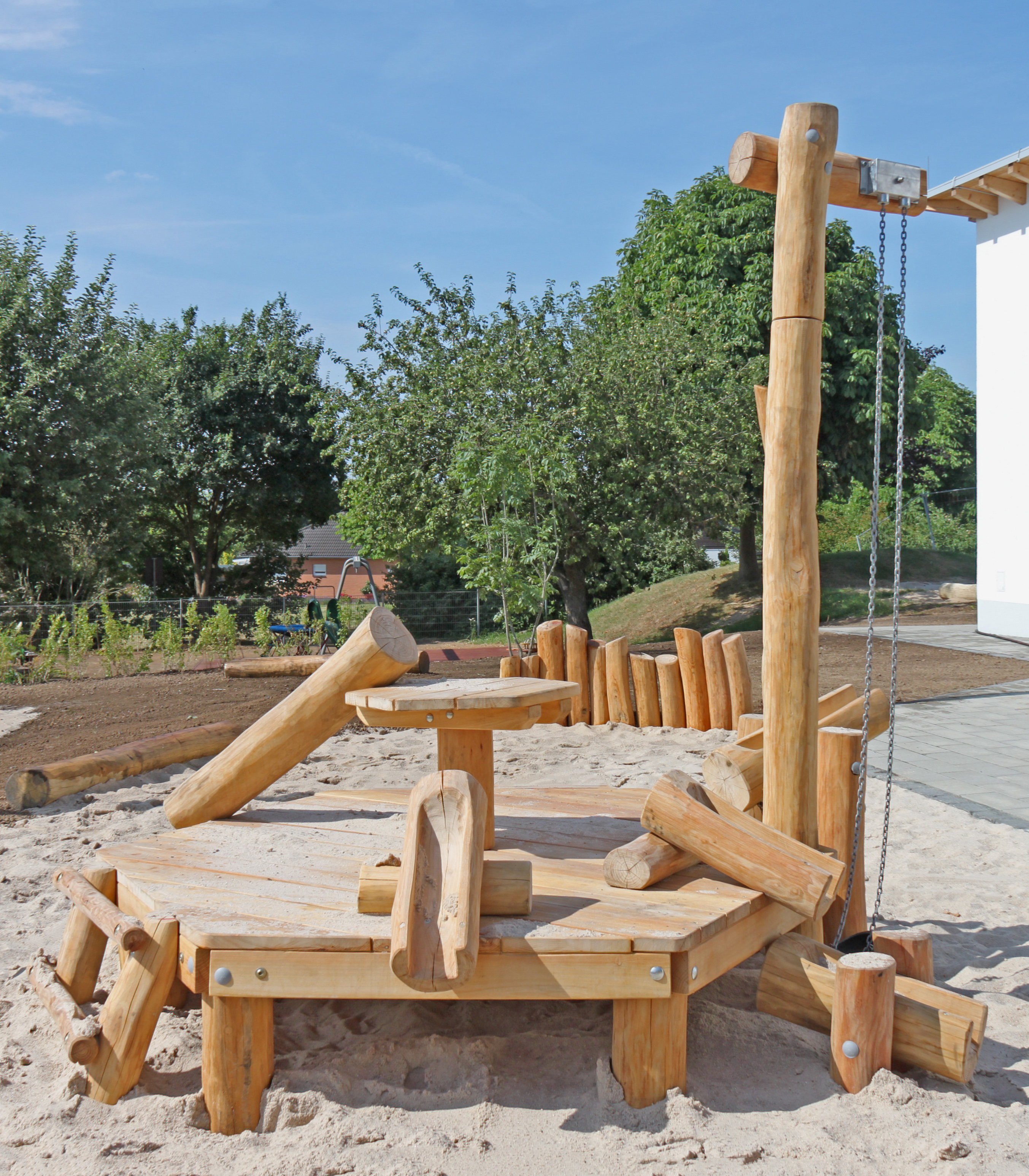 Sandbaustelle Hettenheim Ansicht 2
