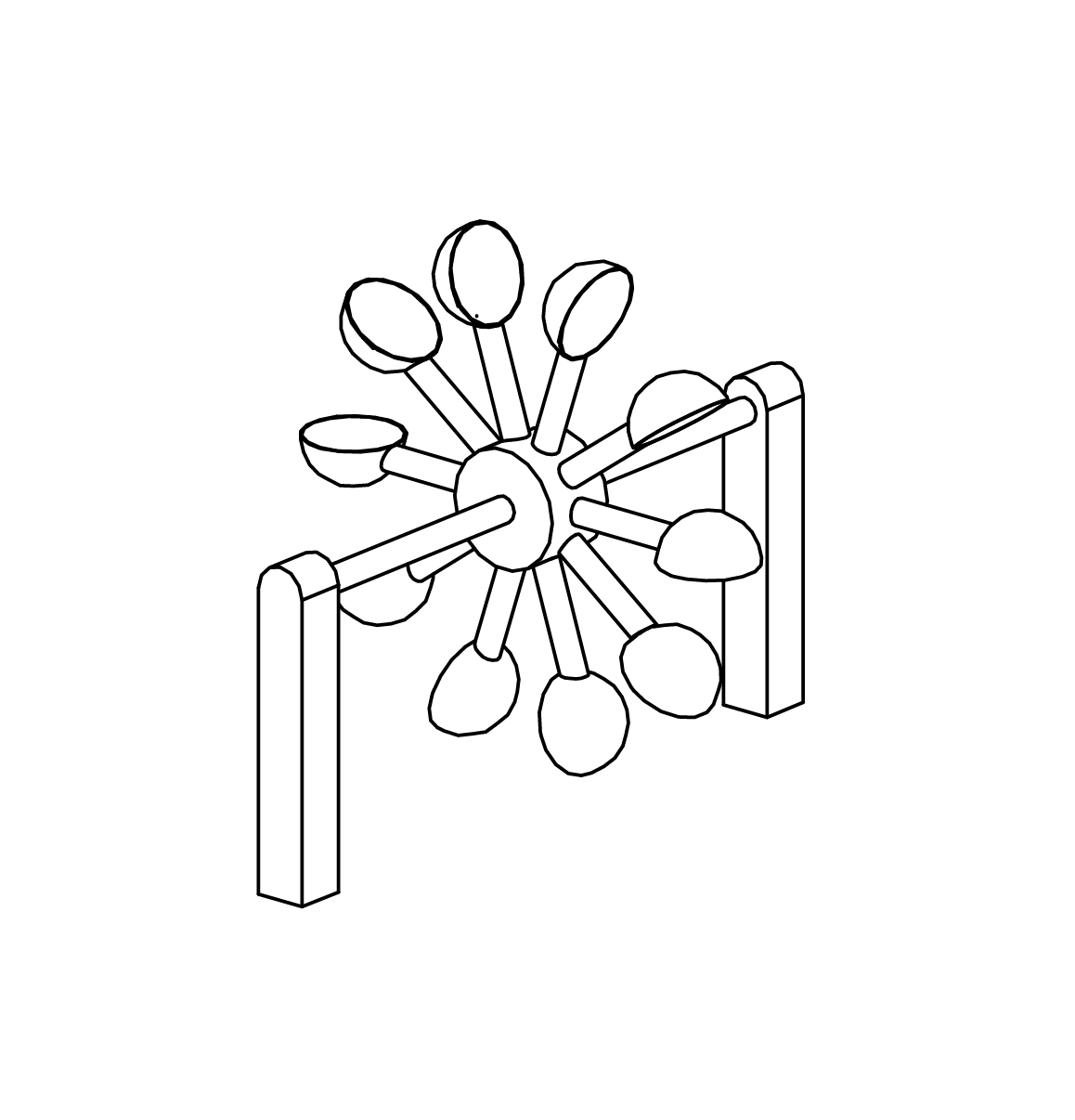 Großes Schaufelrad Ansicht 2