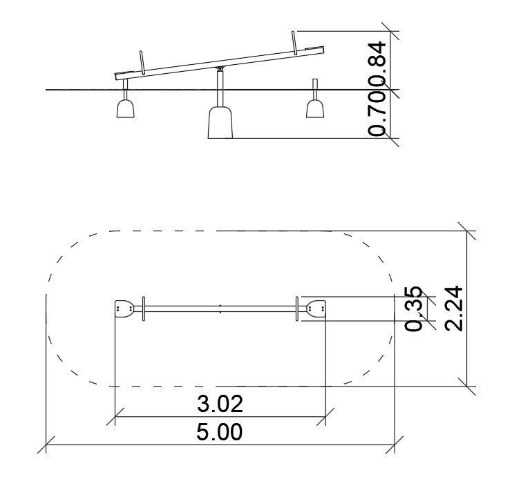 Wippenwippe Stahl Standard Ansicht 3