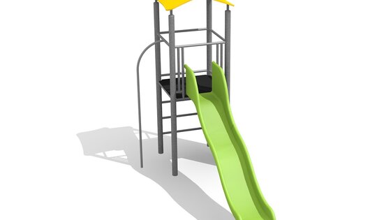 Kletterturm 1 steel Ansicht 1