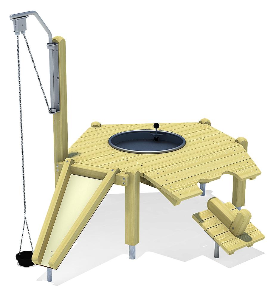 Unterfahrbarer Sandspieltisch Acotango