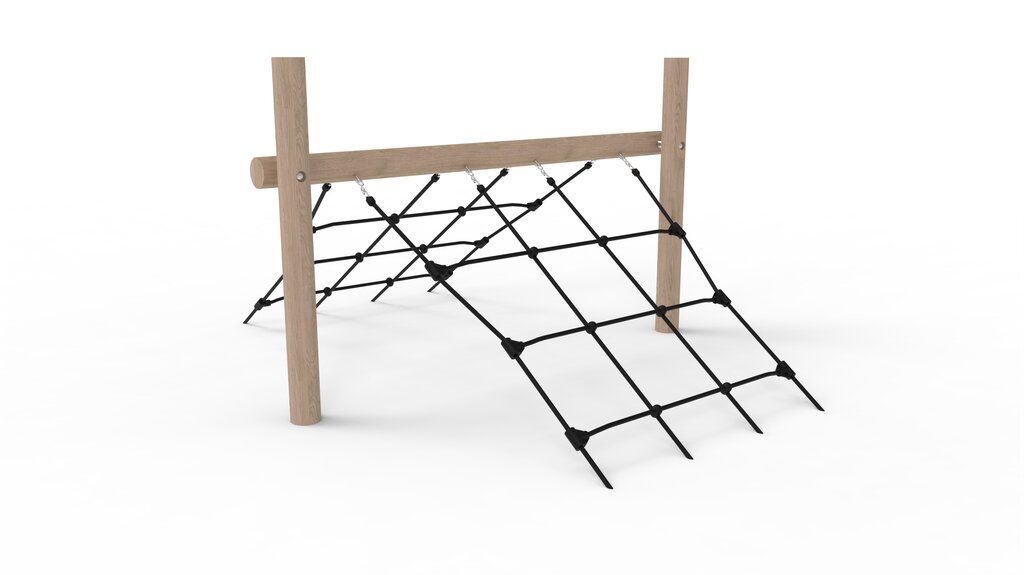Schräges Kletternetz Ansicht 2