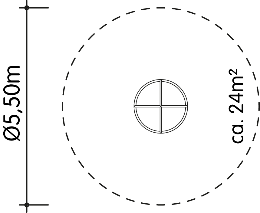 Bogen-Stehkarussell Ø150cm - Ansicht 4