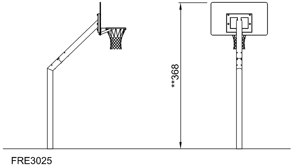 Basketballkorb FRE3025 Ansicht 4