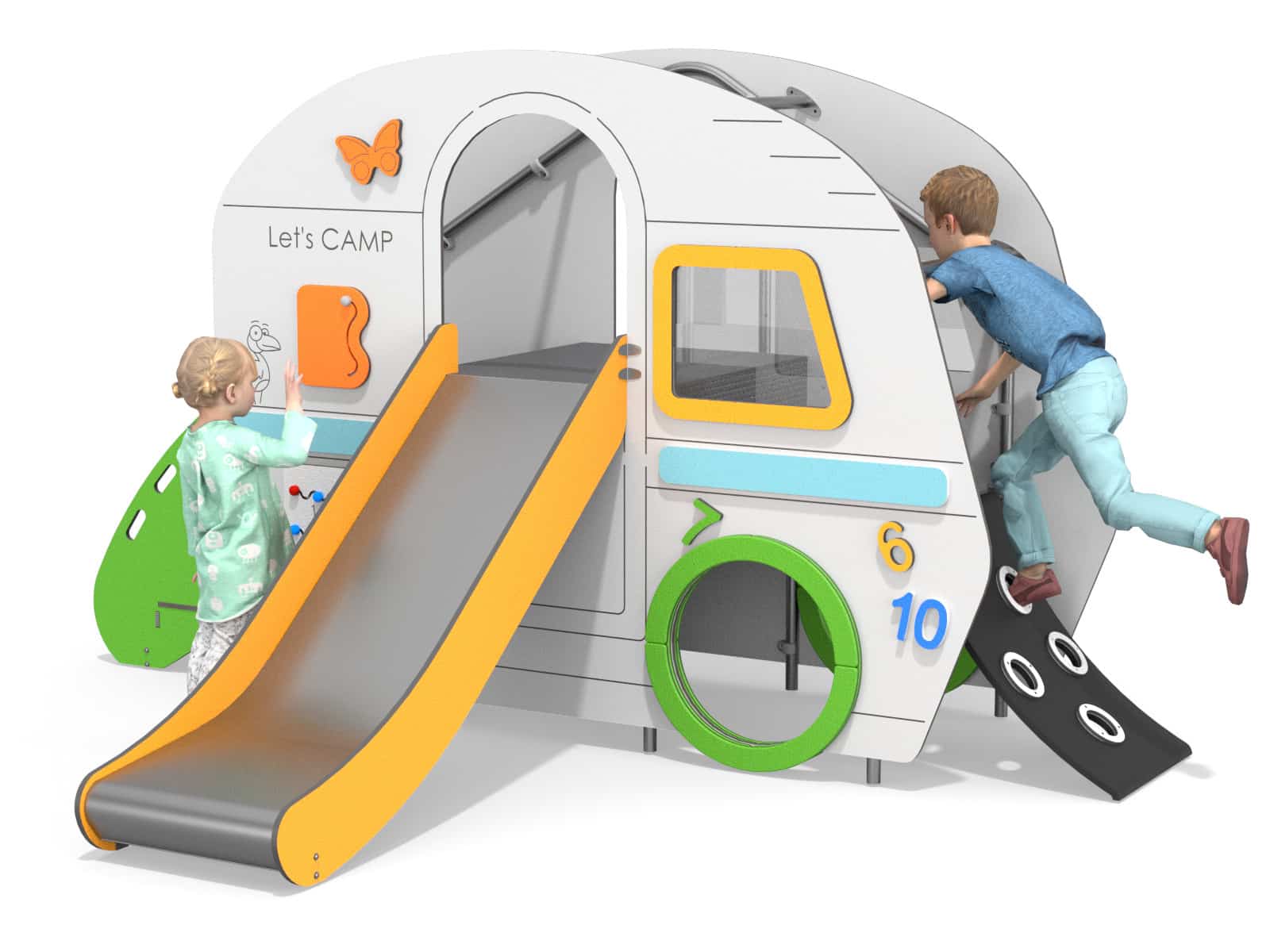 Camper mit Rutsche Ansicht 2