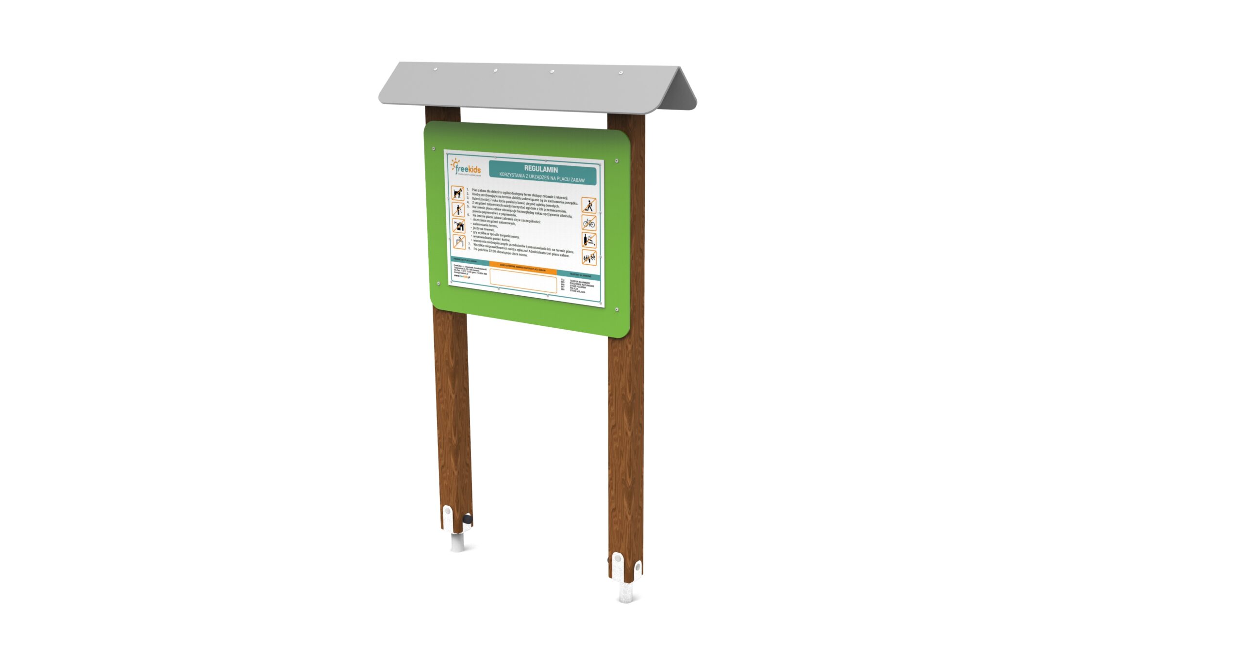 Regelungstafel gross aus Holz Ansicht 2