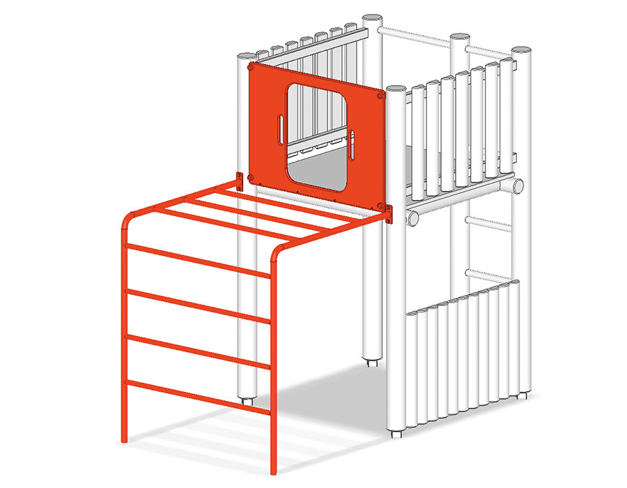 Metallhangelleiter Ansicht 2