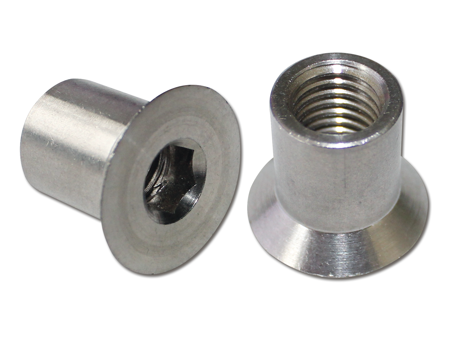 Hülsenmutter, Kopfdurchmesser 24 mm, Schlüsselweite 8 mm, Kinderland Neeser