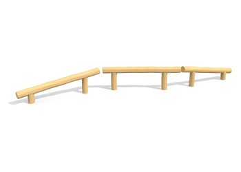 Schwebebalken 30-60 cm - nature Ansicht 5