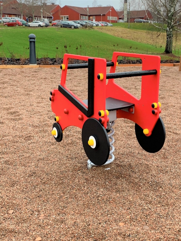 Traktor Federwippe Ansicht 3