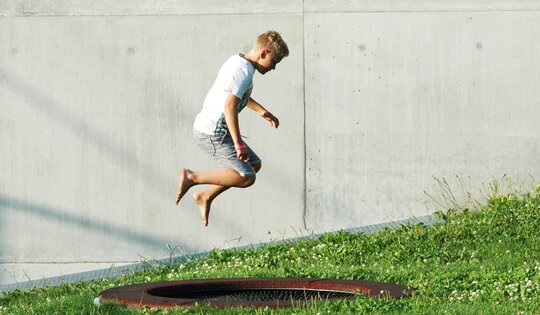 Trampolin rund 250 cm, inkl. Einbaurahmen Ansicht 2