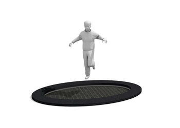 Trampolin rund 250 cm, inkl. Einbaurahmen Ansicht 4