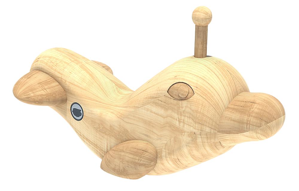 Federtierkörper Delfin