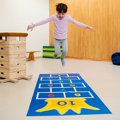 Würfelwelt Spielteppich „Hüpfkönig“ Ansicht 3