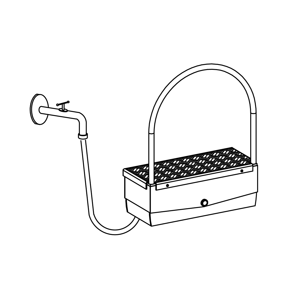 Wipp-Saug-Pumpe Ansicht 2