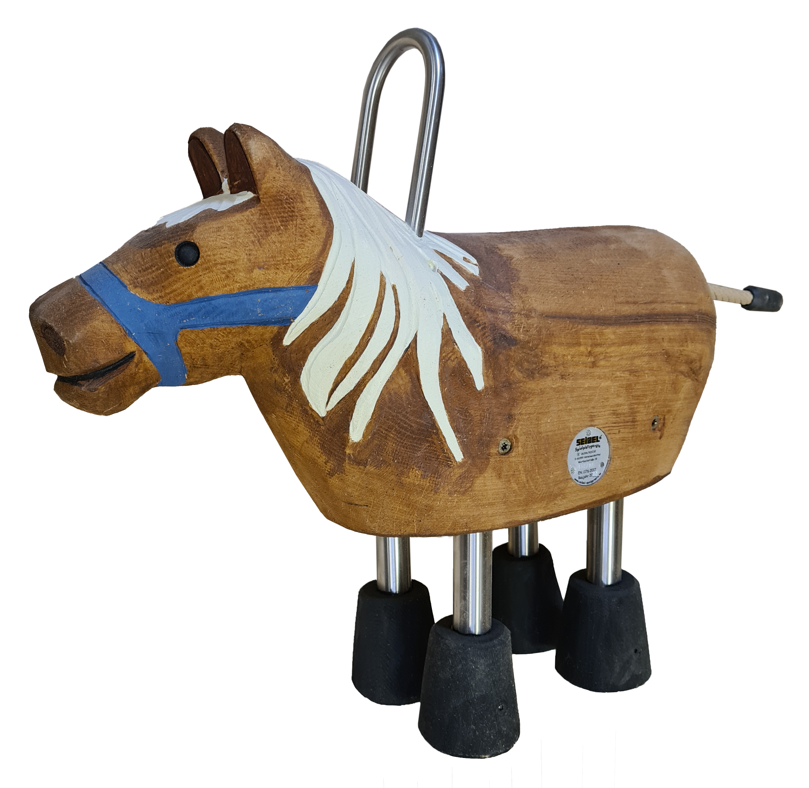 Schnitzfigur Kleines Pony, 4 VA-Füße - Ansicht 2