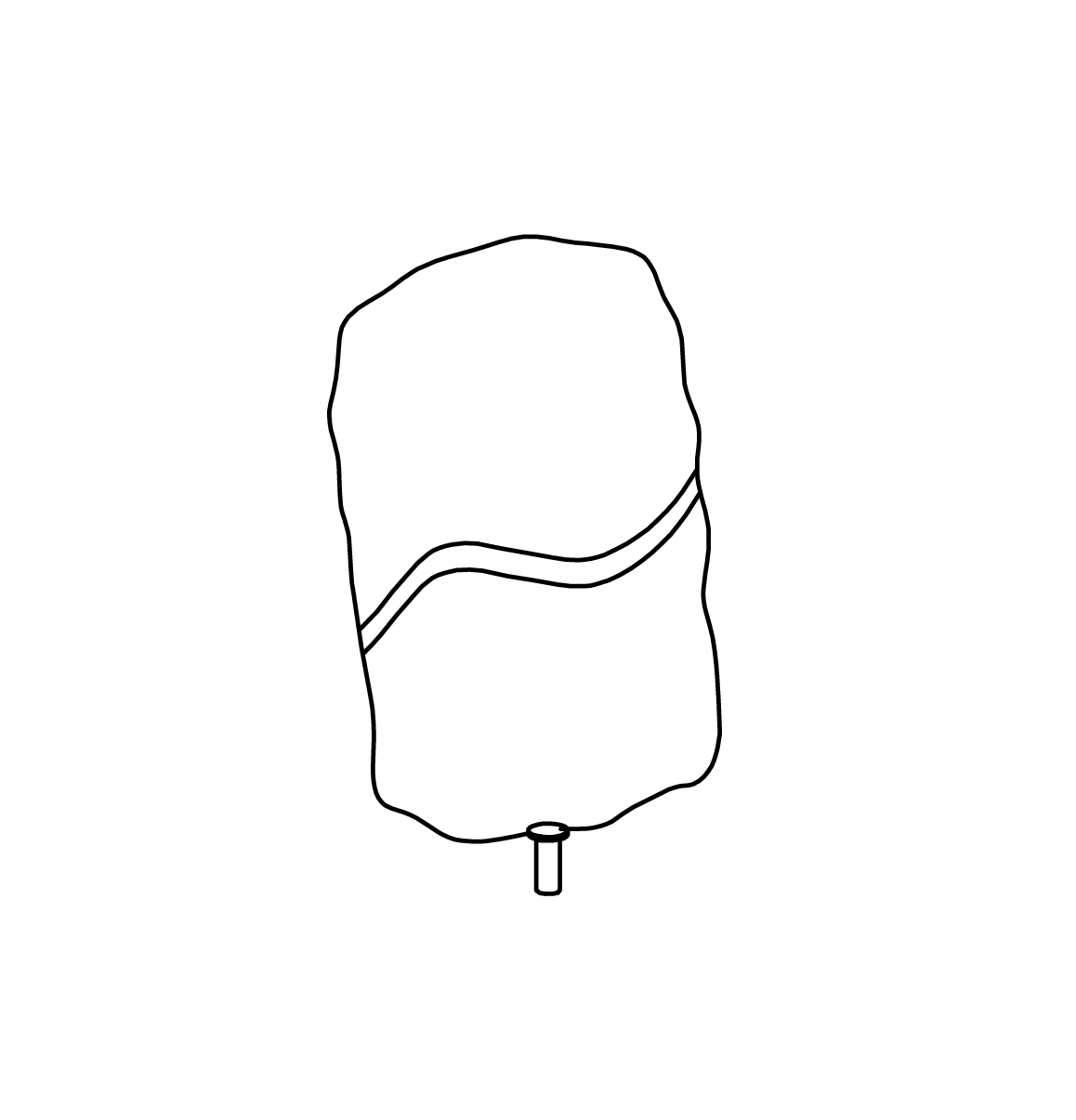 Drehstein Ansicht 2