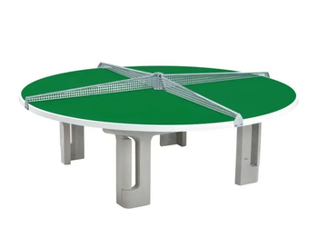 Tischtennis rund anthrazit Ansicht 3