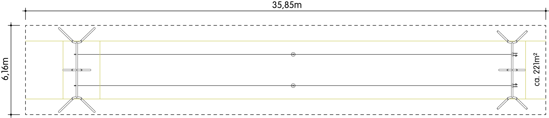 Doppel-Seilbahn 30m (vorher 27.760.5) Ansicht 6